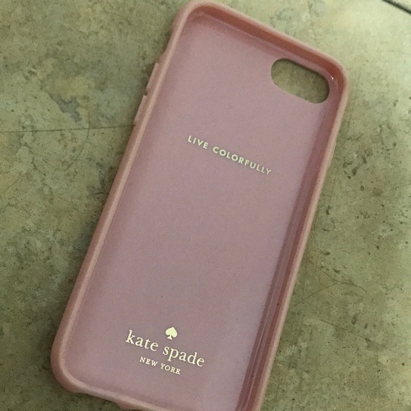 kate spade does pink floral iphone 7/8 case - Picture 2 of 2